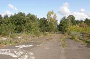 Autobahnbrücke über den Teltowkanal (2008) Alte Autobahntrasse, Kleinmachnow, Teltowkanal, Stammbahn, Brückenreste, Alte Autobahnbrücke